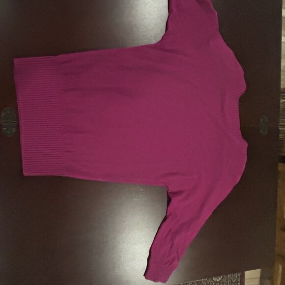 The Limited Y2K Magenta Button Shoulder Sweater Size Small Vintage Retro - Picture 13 of 13